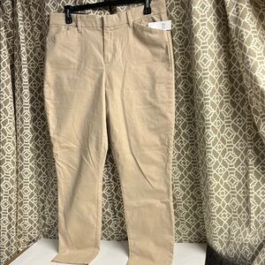GAP Tan Skinny Pants Classic Cotton Blend NWT